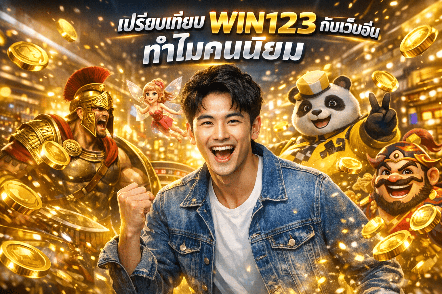 เปรียบเทียบ WIN123 กับเว็บอื่น ทำไมคนนิยม